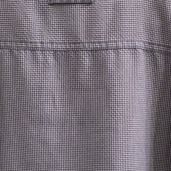 North Face Mens Shirt Sz Lg Short Sleeves Button Down Black Gray check - Picture 7 of 8